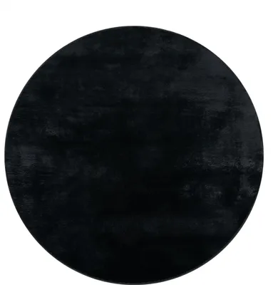 Produktbild von TT Home Wohnzimmer Teppich Hochflor Langflor Kunstfell Weich Modern Unifarben Flauschig Größe 100 cm Rund