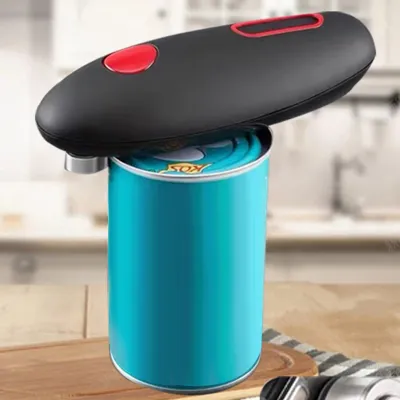 Produktbild von Dosenöffner Elektrischer, Sicher für die Hände Automatischer Dosenöffner Flach und Glatt für Jede Größe, Universal