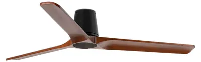 Produktbild von Energiespar Deckenventilator mit Fernbedienung Heywood Tub 132 cm Schwarz