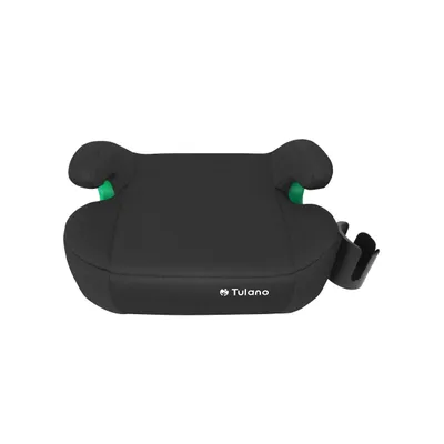 Produktbild von Tulano Cabby 35 i-Size Kindersitz 125–150 cm – ECE R129/03, ISOFIX + Gurt, abnehmbarer Bezug, Getränkehalter, schwarz