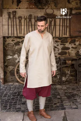 Produktbild von Mittelalter Untertunika Leif Hanf XXL
