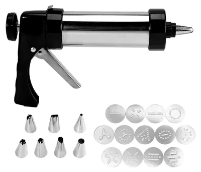 Produktbild von Plätzchen-Presspistolen-Set, Gebäckpresse, Spritzbeutel Für Spritzgebäck,Plätzchen-Kekse-Presse-Ausstecher-Sets Zum Dekorieren Von Kuchen, Diy-Küchen-Backwerkzeugen
