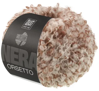 Produktbild von Lana Grossa - Orsetto Mouliné 0104 braun rohweiß