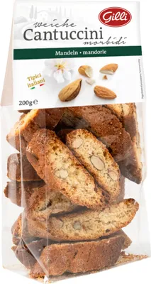 Immagine prodotto di Cantuccini morbidi alle mandorle 200 gr. - Gilli