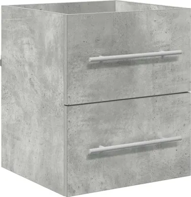 Zdjęcie produktu dla vidaXL Szafka podumywalkowa betonowa szara 38,5 x 41 x 48 cm