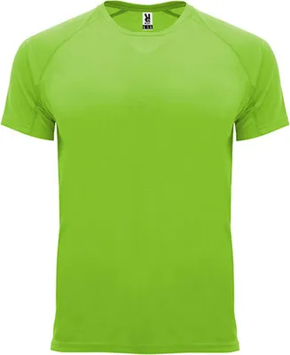 Immagine prodotto di Roly Sport CA0407 | T-shirt Bahrain con maniche raglan - Colore: Lime Green 225 - Taglia: S