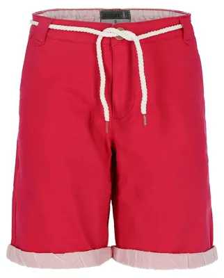 Produktbild von Leitfeuer Damen Bermuda mit umgekrempeltem Hosensaum - Moderne Kurze Hose mit Taschen in Pink Größe XL