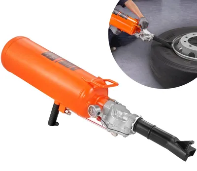 Obrázok produktu pre VEVOR nastavovač pätiek pneumatík, 2,1 Gal/ 8 L vzduchová pätka pneumatík, ručná pätka bazuka 120 psi, vylepšená prenosná hustilka pneumatík, prevádzkový tlak 85-116 psi pre traktory, nákladné vozidlá, terénne vozidlá