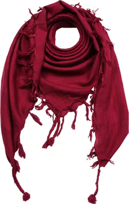 Produktbild von Kufiya - Keffiyeh - Rot-Burgund - Rot-Burgund - Arafat-Tuch