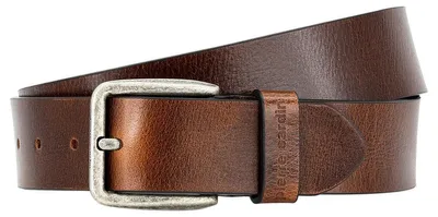 Produktbild von PIERRE CARDIN Basic Ledergürtel Hochwertige Verarbeitung, Silberne Metallschnalle, Vielseitig kombinierbar