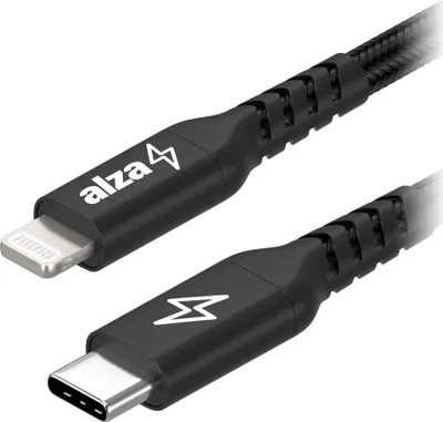 Image de AlzaPower AluCore USB-C to Lightning MFi 2m černý