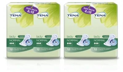 Produktbild von TENA Lady Normal 2 Packungen mit 48 Einlagen