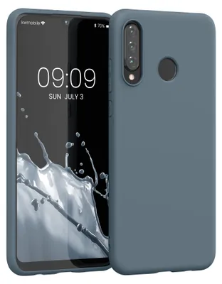 Produktbild von kwmobile Handyhülle für Huawei P30 Lite Hülle - TPU Case - Kabelloses Laden - Schutzhülle Cover in Dunkler Schiefer