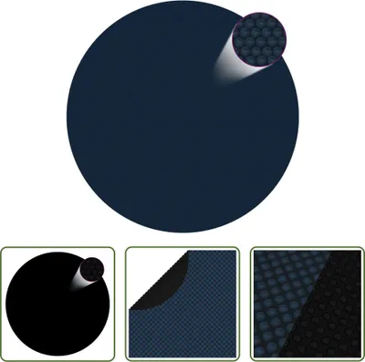 Immagine prodotto di The Living Store Telone solare per piscina galleggiante PE 250 cm nero e blu