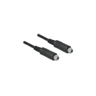 Produktbild von DeLOCK 0.25m, 2x3.5mm, 3.5mm, Weiblich, 3.5mm, Weiblich, 0,25 m, Schwarz