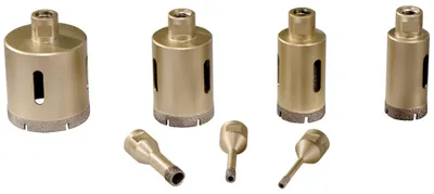 Produktbild von Metabo Fliesen-Diamantbohrkronen-Set Dry, 7-tlg., M 14 (1 x Ø 6, 8, 14, 35, 40, 50, 68 mm)