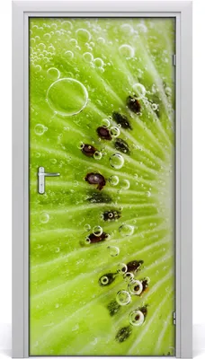 Produktbild von Tulup Türaufkleber 95x205 cm Dekorative Aufkleber Selbstklebend Wasserdichte Tapete Abnehmbar Schlafzimmer Wohnzimmer Wohnkultur - Kiwi