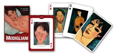 Produktbild von Piatnik 173417 - Modigliani Kartenspiel mit 55 Blatt