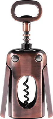 Produktbild von Korkenzieher Wein Multifunktionalem Weinflaschenöffner Premium Wein Flaschenöffner Weinöffner aus Zinklegierung Flügelkorkenzieher für Kellner Barkeeper Bar Hause Restaurant (Bronze)