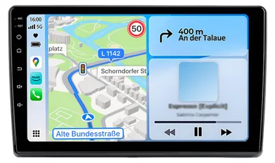 Produktbild von 4+64GB Autoradio Für Fiat Ducato/Citroen Jumper/Peugeot Boxer 2006-2025 CarPlay Android Auto  8Kern 4G WIFI GPS Navigation Radio DSP Plug & Play SWC