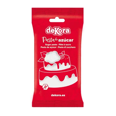 Zdjęcie produktu dla dekora – biały lukier plastyczny 250 g Do dekoracji tortów, ciast i babeczek