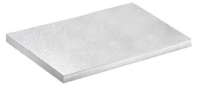 Produktbild von dekora Tortenplatte Rechteckig | Torten- oder Kuchenplatte Rechteckig - Silber -