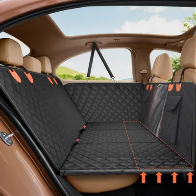 Imagen del producto de Manta para perros de la marca Gimars, modelo mejorado, con base rígida, ideal para el coche y resistente hasta 181 kg
