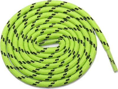Produktbild von Schnürsenkel 5 mm rund 75 cm 4# neongrün-schwarz