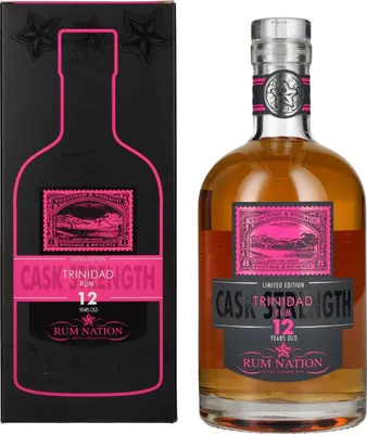 Produktbild von Rum Nation 12 Years Old Trinidad Rum Cask Strength Limited Edition 2024 53,4% Vol. 0,7l in Geschenkbox