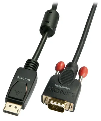 Produktbild von LINDY DisplayPort an VGA Konverterkabel 1m