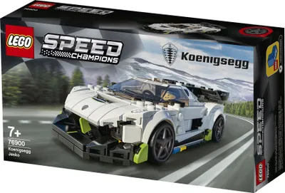 Produktbild von LEGO 76900 Speed Champions Koenigsegg Jesko Rennauto, Spielzeugauto, Modellauto zum selber Bauen