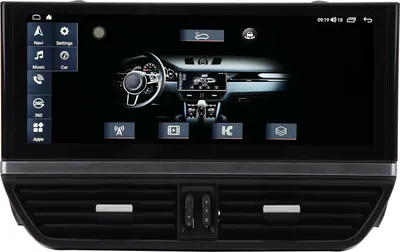 Obrázok produktu pre 12,3-palcový multimediálny prehrávač do auta Wireless Carplay HD dotykový displej GPS navigácia Náhrada za Cayenne 92A 2010 až 2015 4 + 64G