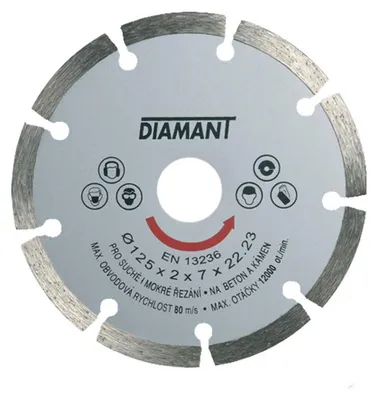 Obrázok produktu pre Diamantový kotúč segmentový Deň Braven STANDARD pr. 180 mm