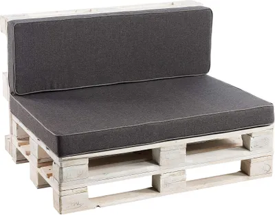 Obrázok produktu pre Paletový vankúš, záhradný vankúš, sedací vankúš, chrbtový vankúš PFK (operadlo 120x50, antracit)