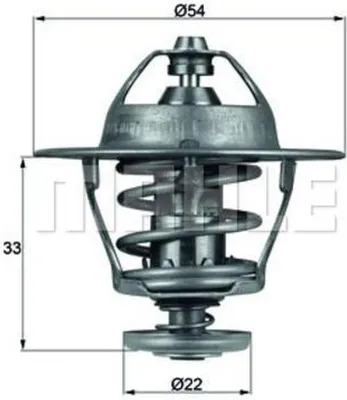 Produktbild von Behr Thermot-Tronik Thermostat, Kühlmittel  Tx 53 85D