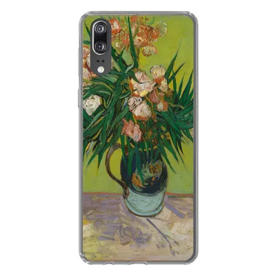 Produktbild von MuchoWow® Handyhülle Schutzhülle Hülle für Huawei P20 Der Oleander - Vincent van Gogh Silikon Softcase Handy Hülle - Hardcover
