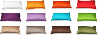 Produktbild von Baumwoll-Satin-Kissenhülle 40 x 80 cm im 2er Pack,  Weiss 40x80