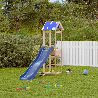 Produktbild von VidaXL Spielhaus aus massivem Kiefernholz