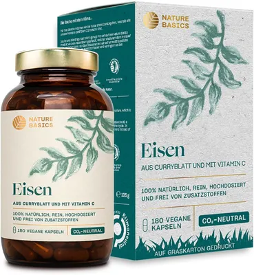 Immagine prodotto di Integratore alimentare Nature Basics Eisen, 180 capsule