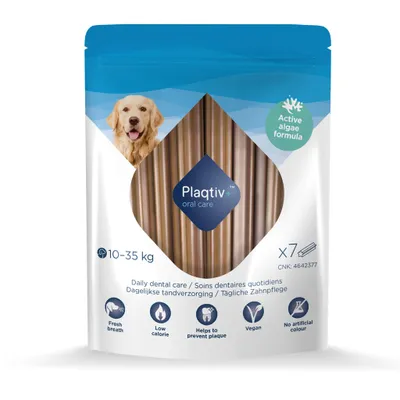 Produktbild von Plaqtiv+® Sticks für Hunde 10-35 kg | 165 g Packung | Zur täglichen Pflege des Gebisses