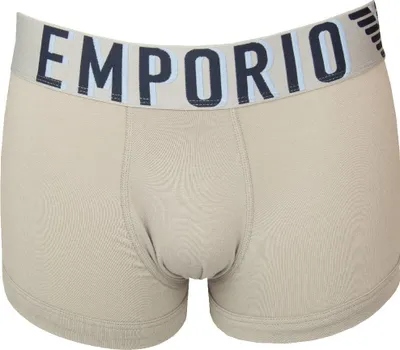 Produktbild von EMPORIO ARMANI Herren-Boxershorts, sichtbarer Gummizug mit Logo, Stretch-Baumwollunterwäsche, Artikel 111389 4R516, EUR XL - CN 175/100 - BR EG - MX EG, Cotone 95%,Elasthan 5%