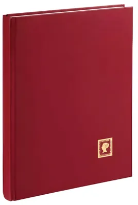 Image de PAGNA Briefmarkenalbum weinrot DIN A4 32 Seiten