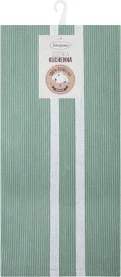 Image de EUROFIRANY | Torchon de cuisine - 50 x 70 cm - torchon vert - coton