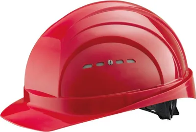 Zdjęcie produktu dla Kask ochronny EuroGuard 6, EN 397, czerwony