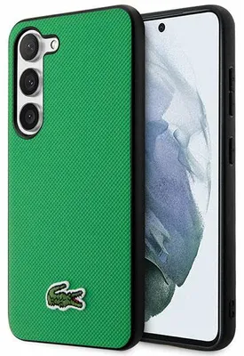 Obrázek produktu pro Pouzdro Lacoste Iconic Petit Pique pro Samsung Galaxy S23, zelené