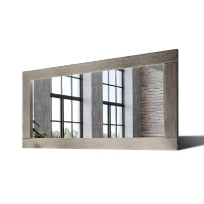 Obrázek produktu pro 180x70 Velké zrcadlo v dubovém rámu na zeď LDR224 Oak Ashen Hladký povrch