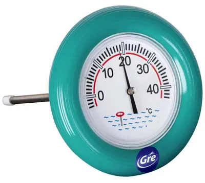 Produktbild von Gre 40054 (CN), Thermometer, Türkis, Rund, Analog, °C, 0 - 40 °C