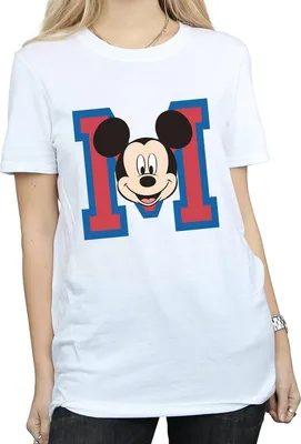 Produktbild von Disney - "M" T-Shirt für Damen BI1258 (XL) (Weiß)