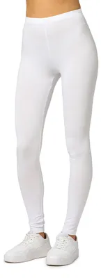 Produktbild von Merry Style Leggings Damen lang Sportleggings MS10-143 (Weiß,XL)