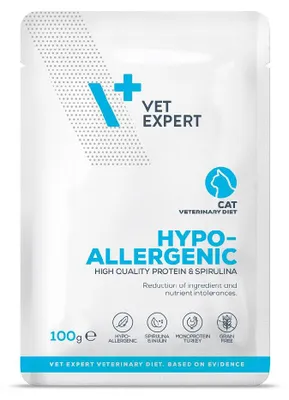 Obrázek produktu pro VET EXPERT Hypoallergenic Turkey - mokrá krmiva pro kočky - 100 g